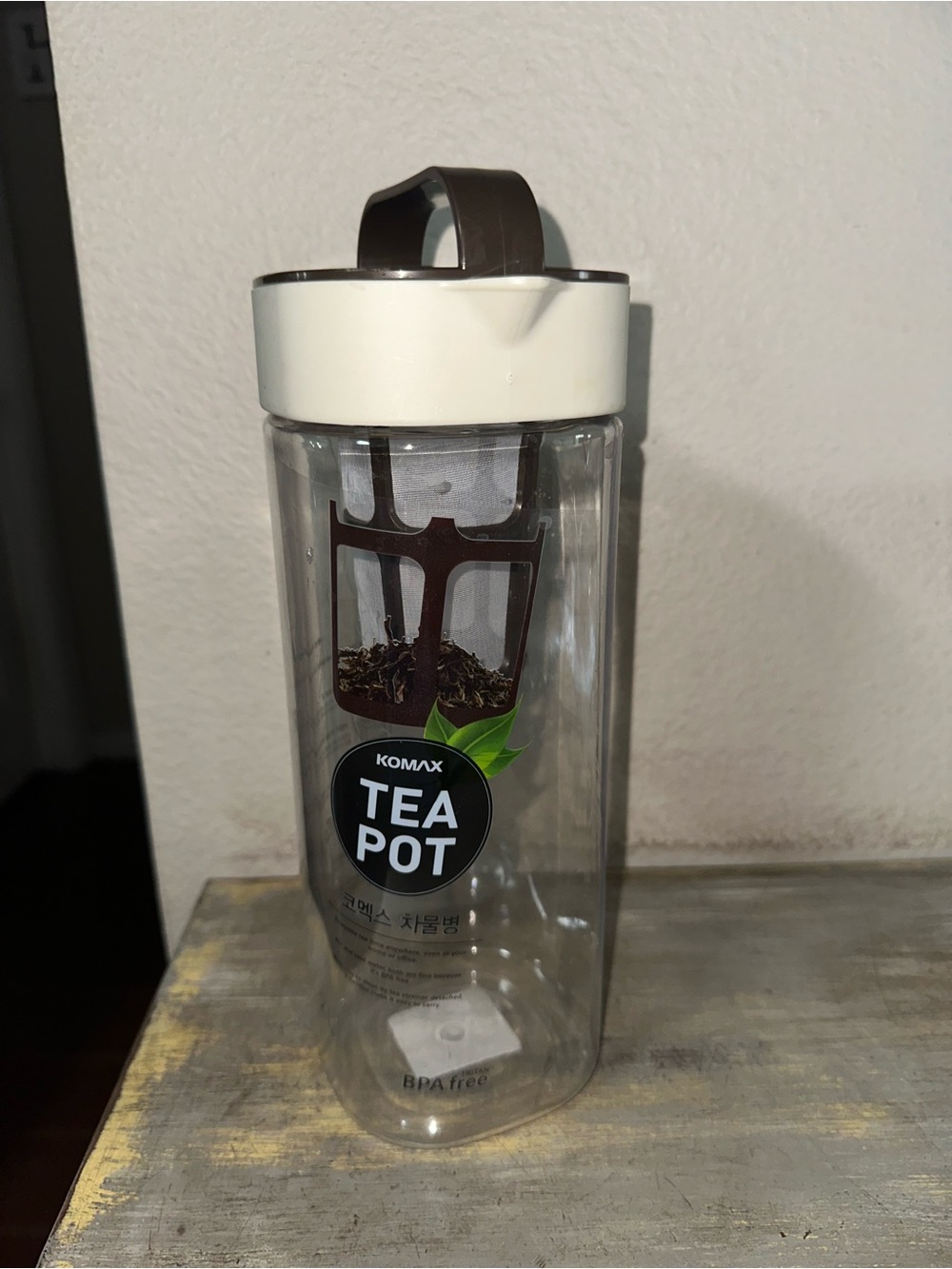 NEW KOMAX Tea Pot Infuser Bottle - BPA Free- 2 L